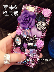 蔷薇花苹果8plus保护壳iphone6 iphoneXR苹果iphoneXS MAX手机壳