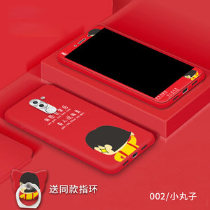 华为GR5 2017手机壳BLL-L22外壳BLL-L21彩色卡通软壳送钢化膜
