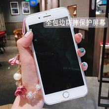Load image into Gallery viewer, 苹果x手机壳苹果6splus闪粉液体流沙iphone7全包防摔8p女款软壳潮